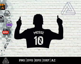 Messi svg, Lionel Messi, Digital art, Fußball, Fußball, Löwe, Argentinien, Vinyl Cut File, Cut Cricut, Silhouette, Laser, WM Team