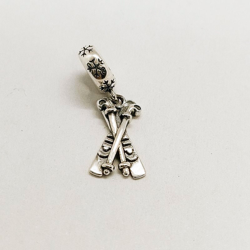 PANDORA Charm Snow Skis Dangle - Etsy