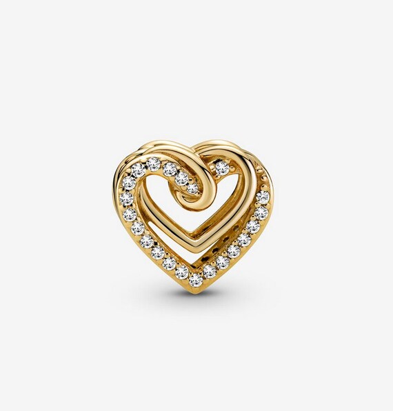 入荷なう Pandora Etsy - Charm Hearts Entwined Sparkling アクセサリー