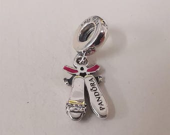 Pandora Pink Ballerina Shoes Charm S925 ALE