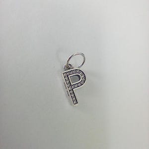Pandora Sterling Silber Buchstabe P Initial Charm CZ NEU