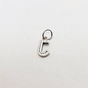 Charm colgante con inicial de la letra J de Pandora para pulsera de plata de ley con nombre de personaje