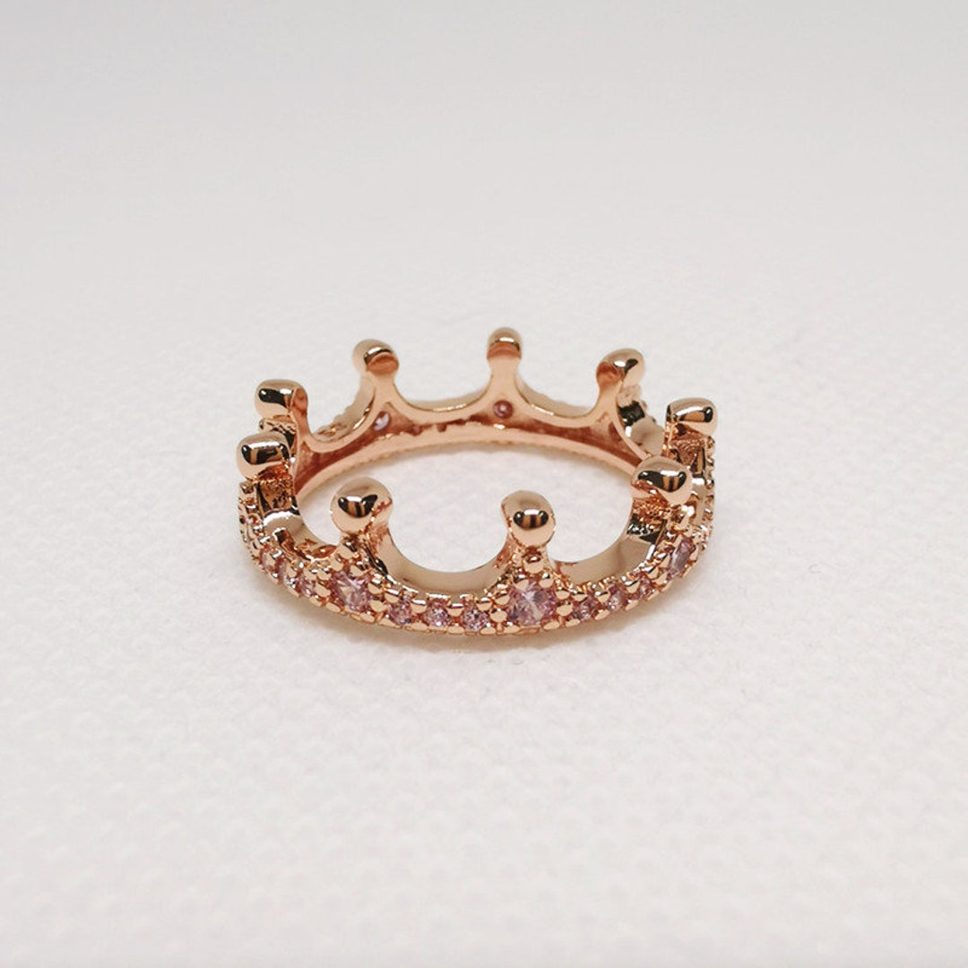 Pandora Rose Gold Enchanted Crown Pandora My Princess Tiara Ring