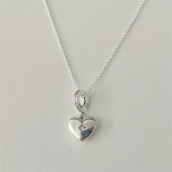 Pandora Openable Heart Locket Charm Sterling Silver Etsy Canada