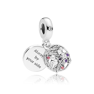 brand new pandora &#39;always by your side&#39; dangle charm