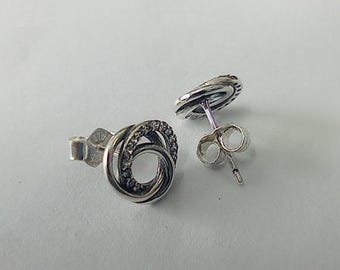PANDORA Family Always Encircled Stud Earrings S925 ALE