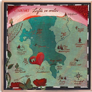 Poster Carte Amour et Perte 29,7 x 29,7 cm - Souvenirs chéris - Perte d'un être cher - A retenir - Condoléances - Retour en arrière - Chemin partagé