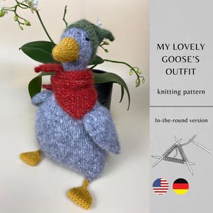 My Lovely Goose's Outfit KNITTING PATTERN | Handmade Amigurumi Toy | Knitting Toys Instant Download | PDF Pattern