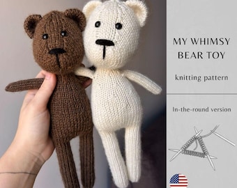 My Whimsy Bear-speelgoed BREIPATROON | Handgemaakt amigurumispeelgoed | Breispeelgoed direct downloaden | Pdf-patroon