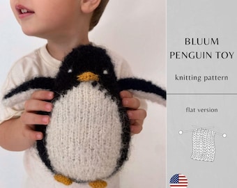 Bluum pinguïnspeelgoed BREIPATROON | Handgemaakt amigurumispeelgoed | Breispeelgoed direct downloaden | Pdf-patroon