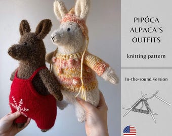 Pipóca Alpaca-outfits BREIPATROON | Handgemaakt amigurumispeelgoed | Breispeelgoed direct downloaden | Pdf-patroon