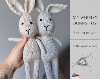 My Whimsy Bunny-speelgoed BREIPATROON | Handgemaakt amigurumispeelgoed | Breispeelgoed direct downloaden | Pdf-patroon