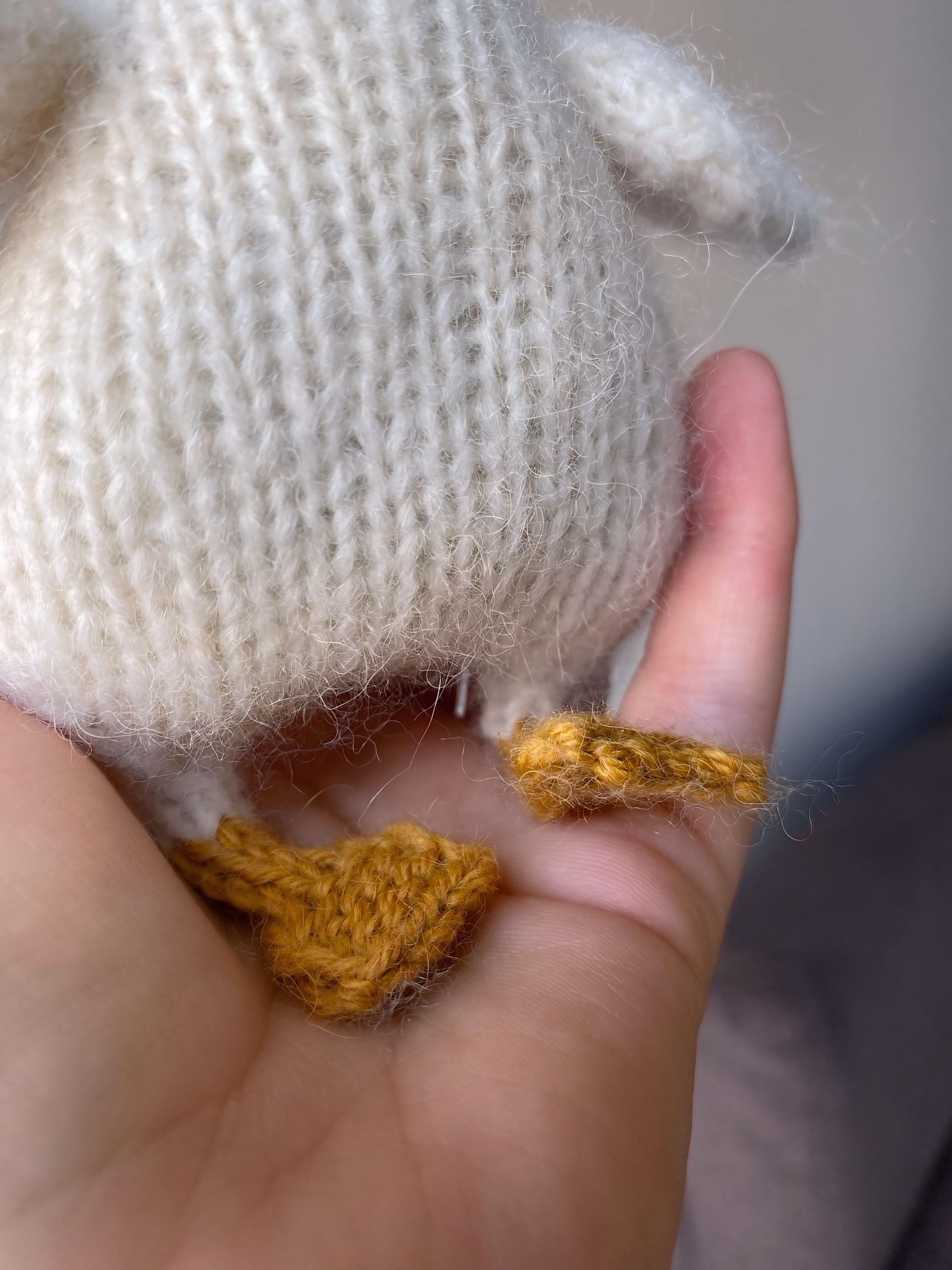 愛らしいガチョウのおもちゃの編み図 フラットバージョン | 手作り