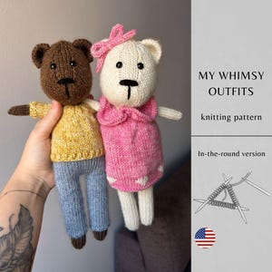 My Whimsy Outfits KNITTING PATTERN | Handmade Amigurumi Toy | Knitting Toys Instant Download | PDF Pattern