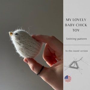 My Lovely Baby Chick Toy KNITTING PATTERN | Handmade Amigurumi Toy | Knitting Toys Instant Download | PDF Pattern