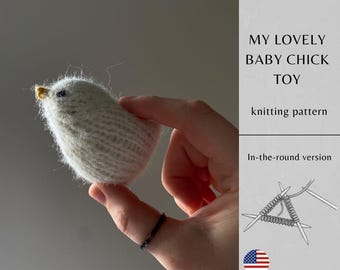 My Lovely Baby Chick Toy BREIPATROON | Handgemaakt amigurumispeelgoed | Breispeelgoed direct downloaden | Pdf-patroon