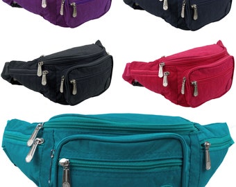 Womens Mens Bumbag Waist Pack Lightweight Travel Nylon - Holidays, Everyday, Travel Use, Festivals