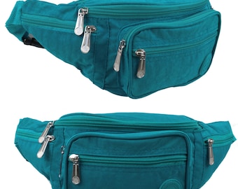 Nylon Bumbag Waist Hip Bag Lightweight - Holidays, Travel, Festivals