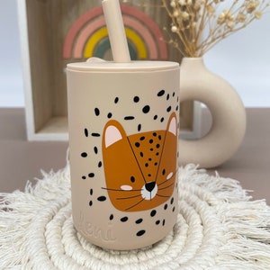 Children's cups with names, drinking cups with straws, baby gifts, first birthday gifts