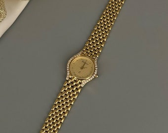 Gold 585 Damenuhr Gold 333 Gold Watch Croisier Vintage Ladies