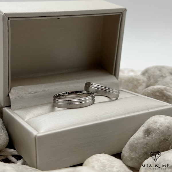 Wedding rings engagement rings wedding rings wedding rings partner rings made of 925 silver diamond