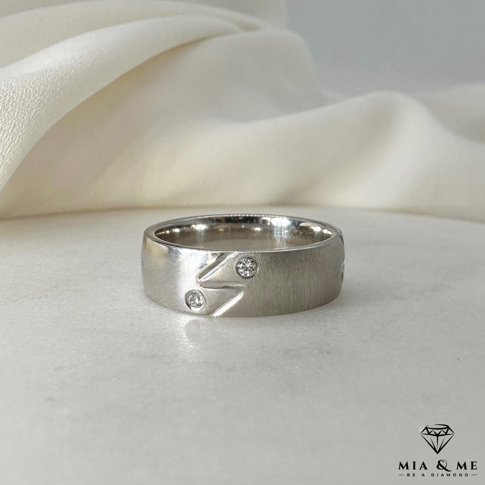 Bague En Argent Vintage Années 1970 - Taille 66,5 - Occasion