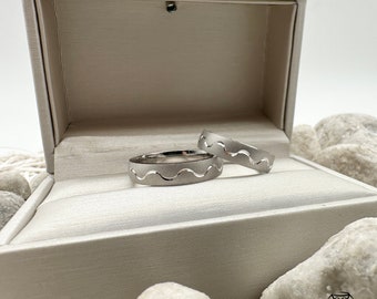 Wedding rings engagement rings wedding rings wedding rings partner rings made of 925 silver diamond