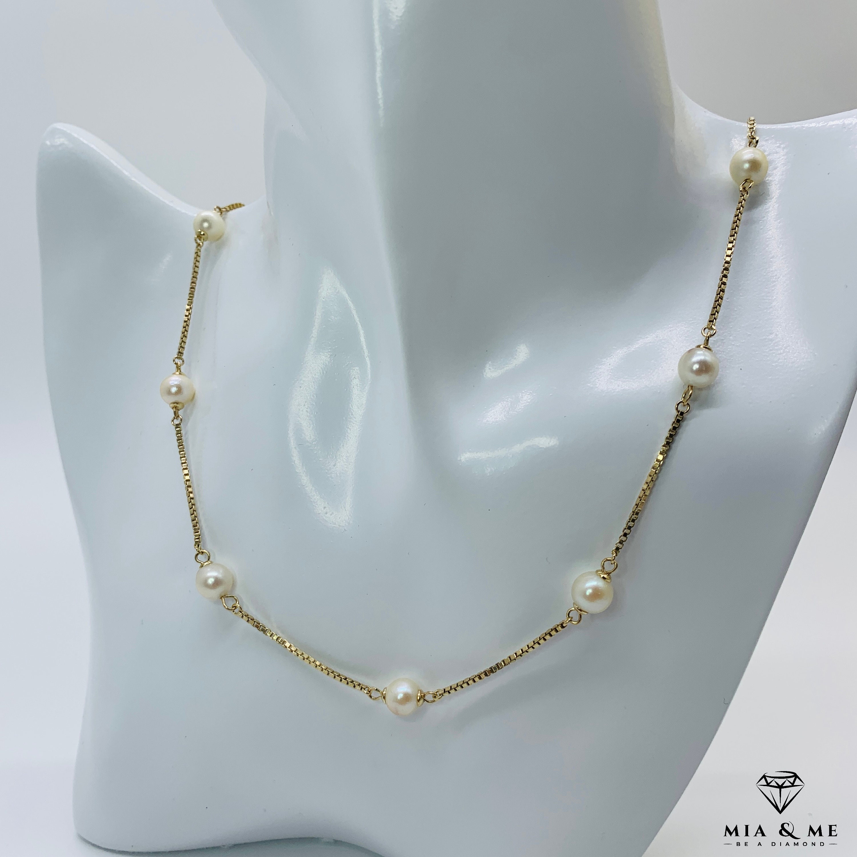 3 Pearl Necklace - Dainty Pearl Necklace – Austin Down to Earth