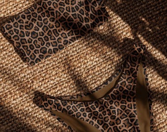 Cheetah Print Bandeau Bikini 2XS-6XL