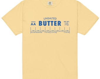 Unsalted Butter Stick T-Shirt, Comfort Colors