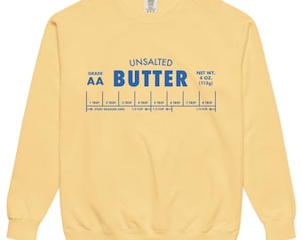 Unsalted Butter Stick Sweatshirt, Comfort Colors