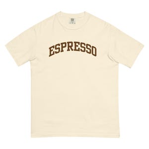 Espresso T-Shirt, Komfortfarben