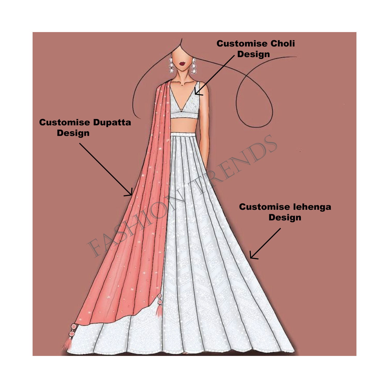 Customized lehengas store