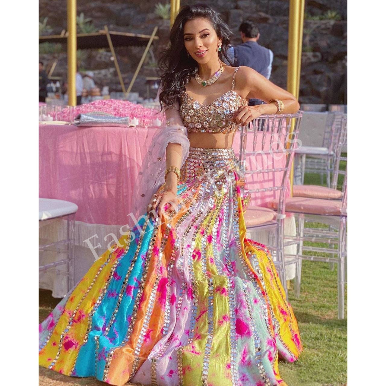 Crop top top lehenga under 1000