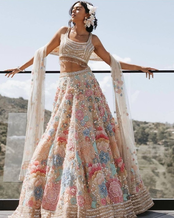 Sabyasachi Lehenga Choli Partywear Lehenga for Women Designer