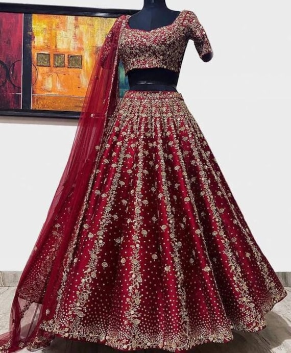 Embroidery & Embellishments For Showstopper Lehenga Blouse Designs