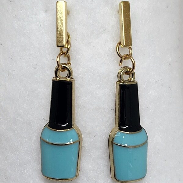 Nail Earrings Etsy
