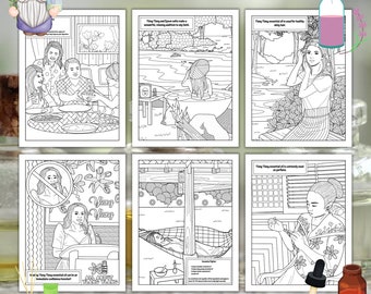 Essential Oil Coloring Pages