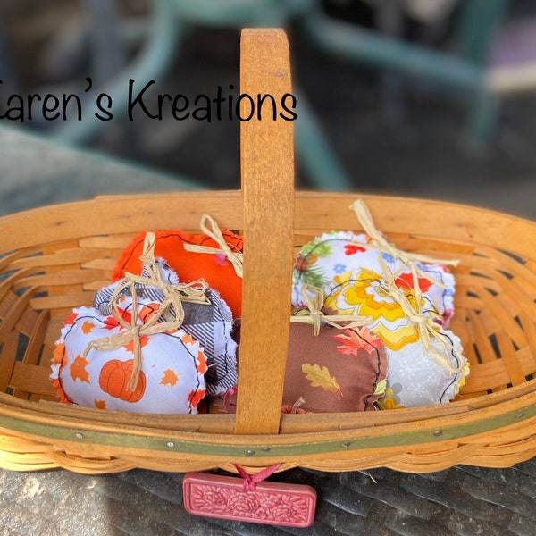 Hand Sewn Pumpkin Bowl Fillers