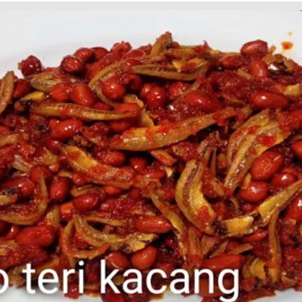 Balado Teri Kacang  ( indonesian peanut w/ Anchovies )