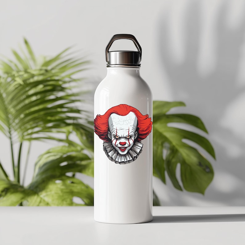 Pennywise IT Clipart PNG, Sticker, SVG, Digital Download, Printable, Sublimation, Transparent, it Clown horror movie, Scary Design (300 dpi) image 4