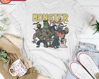 Monster Mash T-Shirt, Retro Halloween Shirt, Halloween Shirt, Funny Shirt, Vintage Halloween Shirt, Monster Shirt, Cute Halloween Shirt