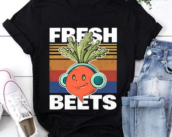 Fresh Beets T-Shirt, Vegetables Shirt, Fresh Beets Vintage Shirt, Vegetables Unisex T-Shirt, Cute Carrot T-Shirt, Vintage Carrot Shirt