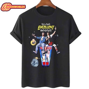 Bill And Ted’s Excellent Adventure Vintage Movie 90s Unisex T-Shirt, Bill And Ted Shirt, Bill And Ted Movie Shirt, Vintage Movie Shirt