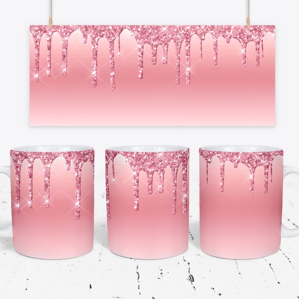 pink mug sublimation, Mug Wrap, Mug Wraparound, Owls Sublimation  11 & 15 Oz Mug Cricut Press Sublimation Wrap, mug png