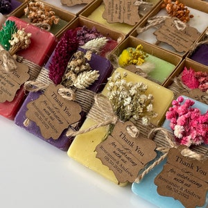 20 pezzi di saponette per matrimonio per gli ospiti • Bomboniere per addio al nubilato • Bomboniere di sapone fatte a mano • Regali unici per gli ospiti • Saponi profumati personalizzati