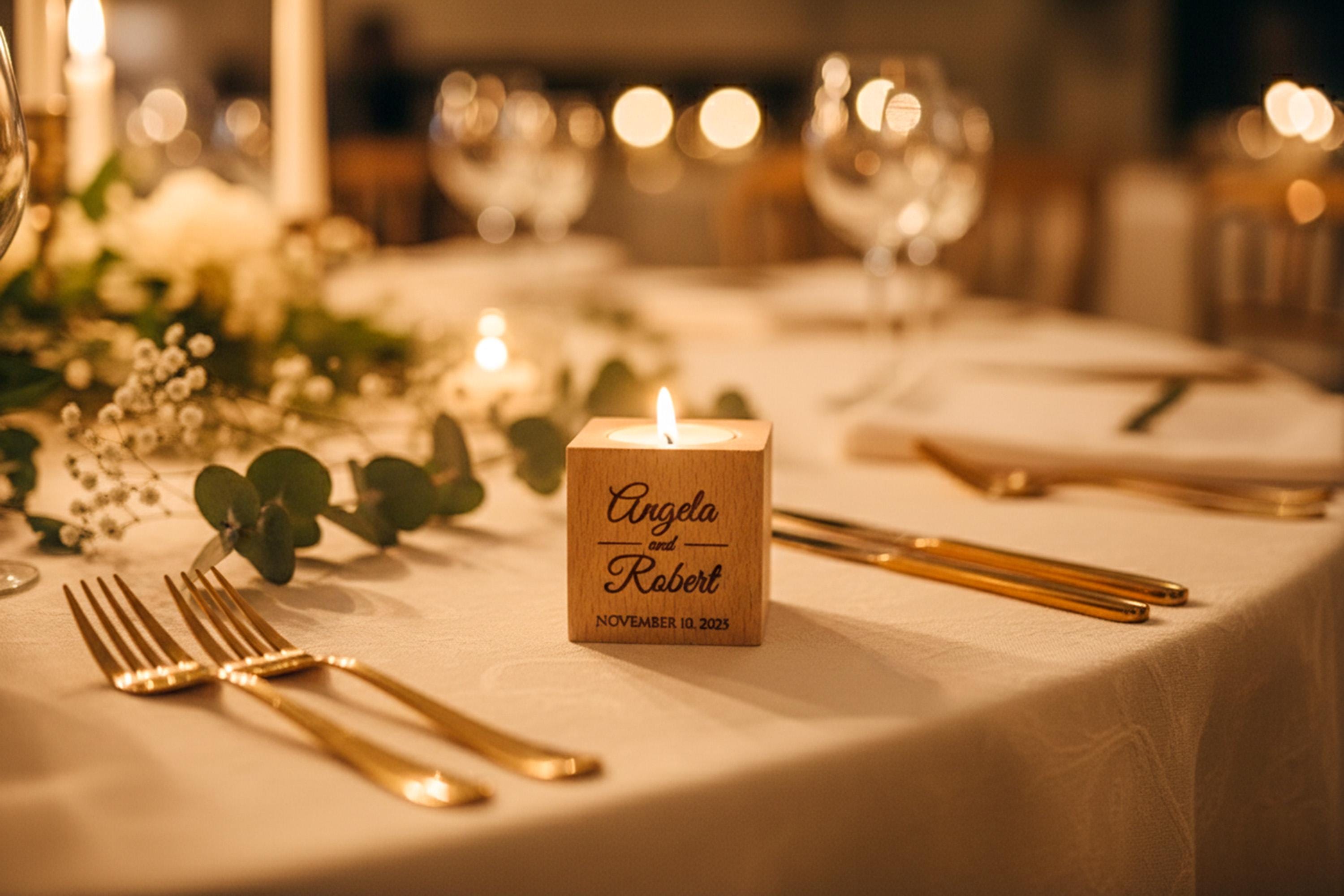 Wedding Favors for Guests in Bulk - Custom Engraved Candle Holders ...