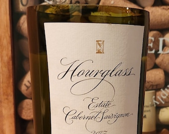Wine Bottle Candle | Handpoured Soy Wax | Cabernet Sauvignon