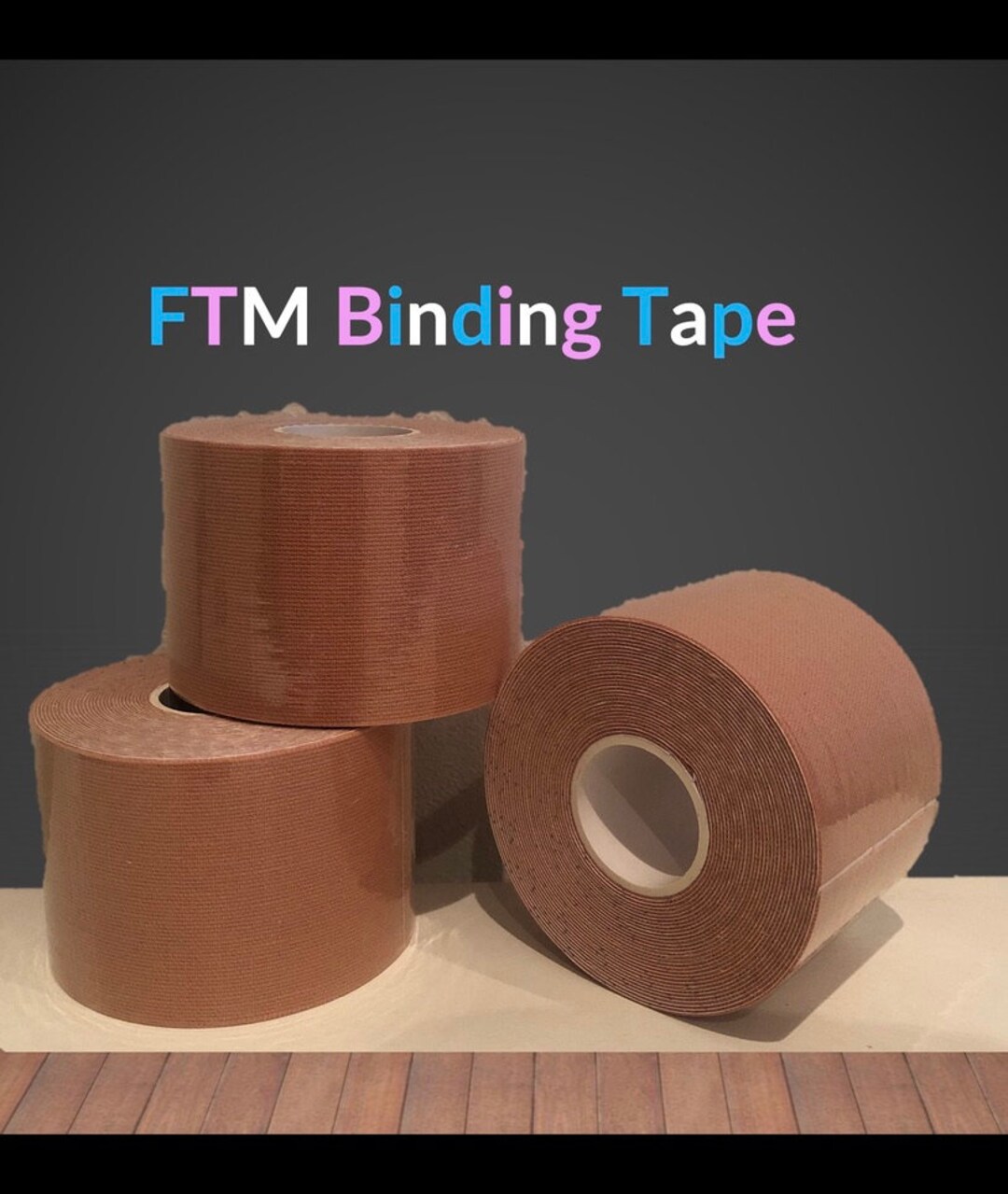 FTM Binding Tape Waterproof Transgender Chest Flatten Tan KT Etsy