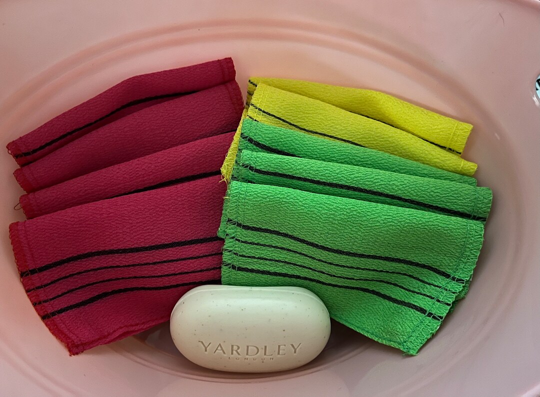 Korean Exfoliating Washcloth Etsy
